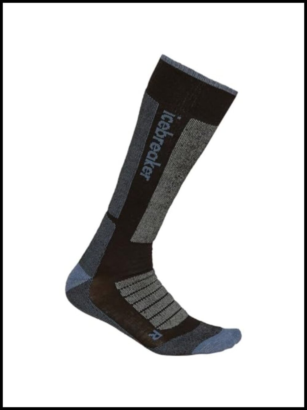 Merino Wool Ski Socks Over the Calf Cushioned Performance Socks